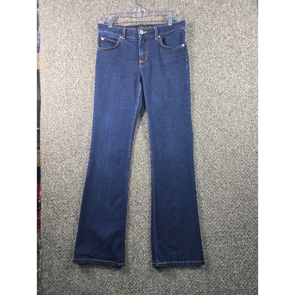 Vintage Y2K Juicy Jeans Flare Jeans Womens 29 Dark Blue Made in USA